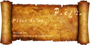 Pilcz Éva névjegykártya